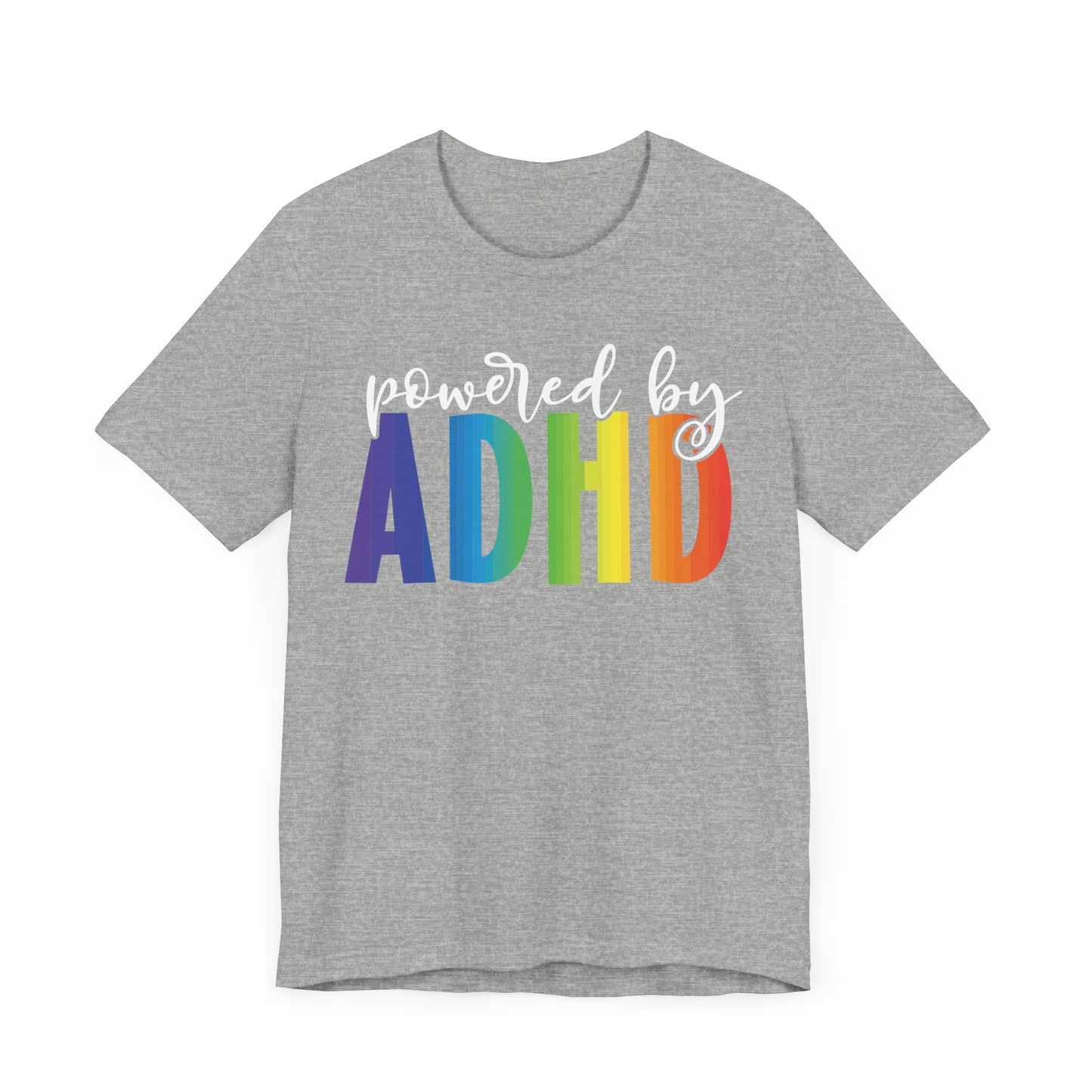 Powered by ADHD Unisex Jersey Short Sleeve Tee