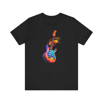 Retro 90's music electric guitar Unisex Jersey Short Sleeve Tee