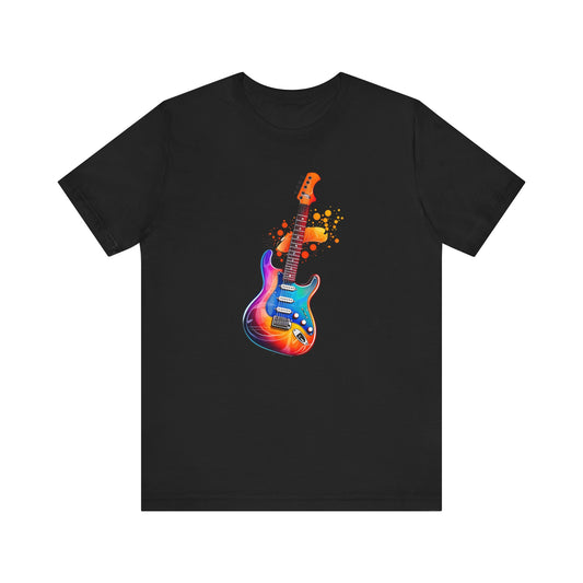 Retro 90's music electric guitar Unisex Jersey Short Sleeve Tee
