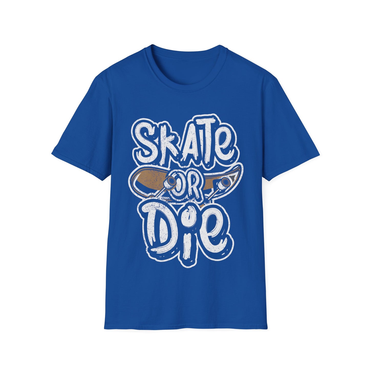 Skate Or Die Unisex Softstyle T-Shirt