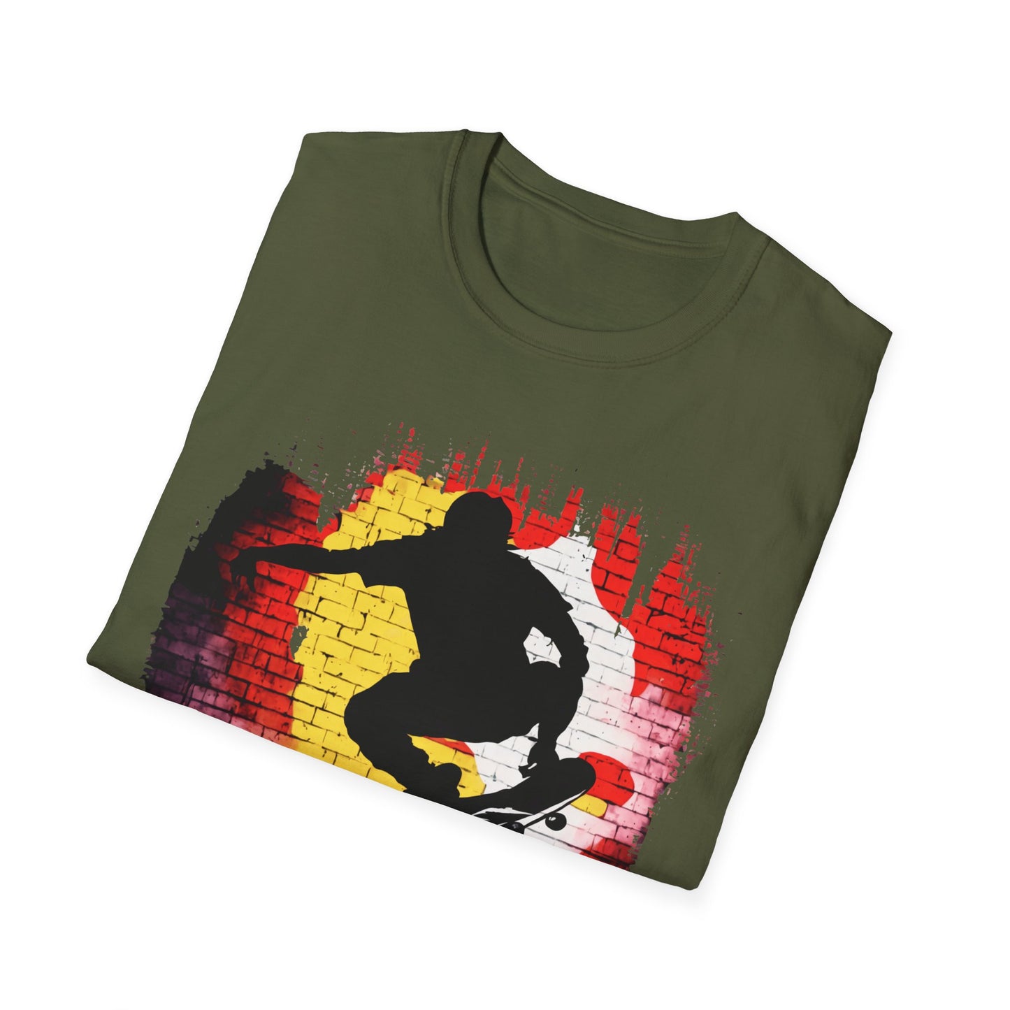 Graffiti Skate Unisex Softstyle T-Shirt
