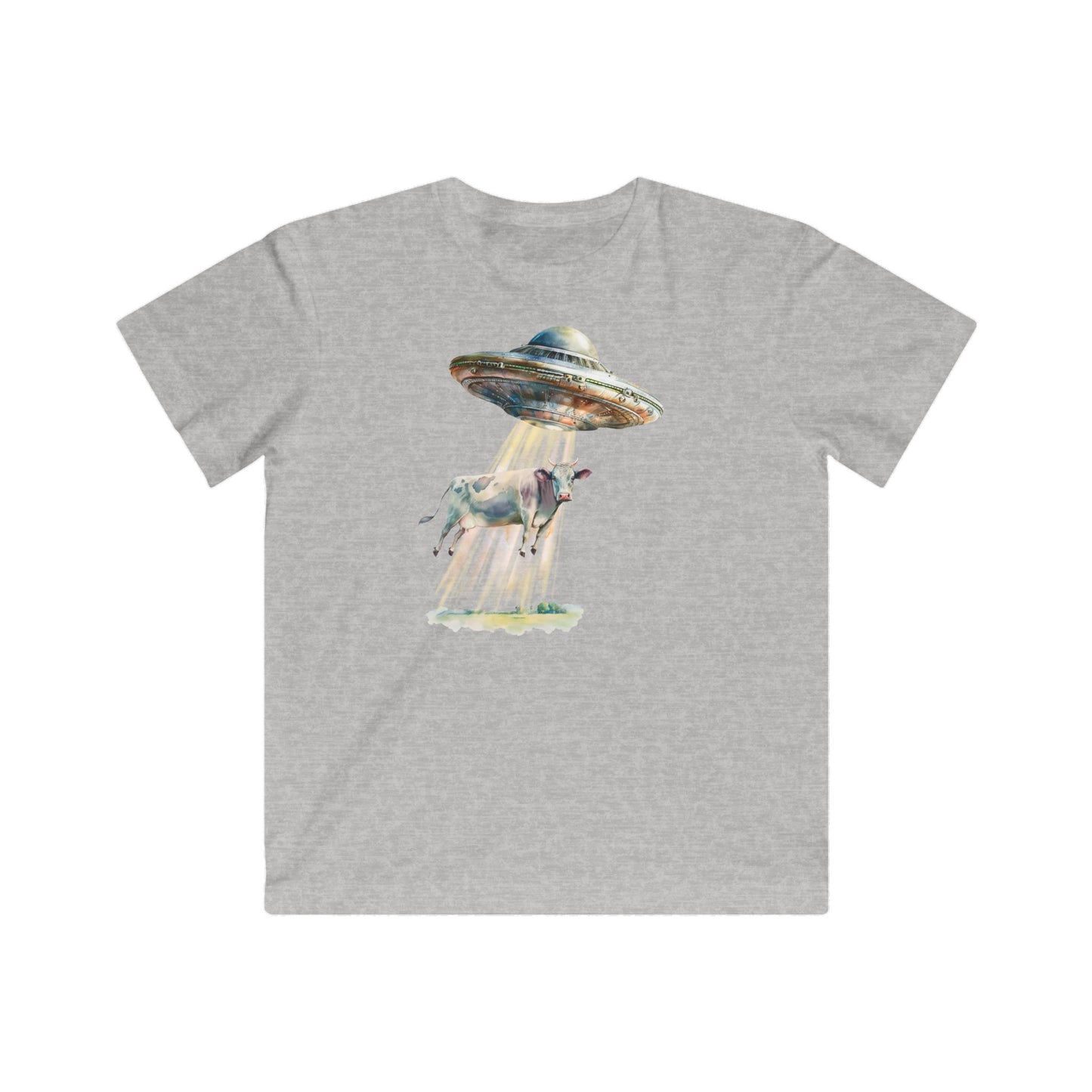 Cow Abduction Kids Fine Jersey Tee