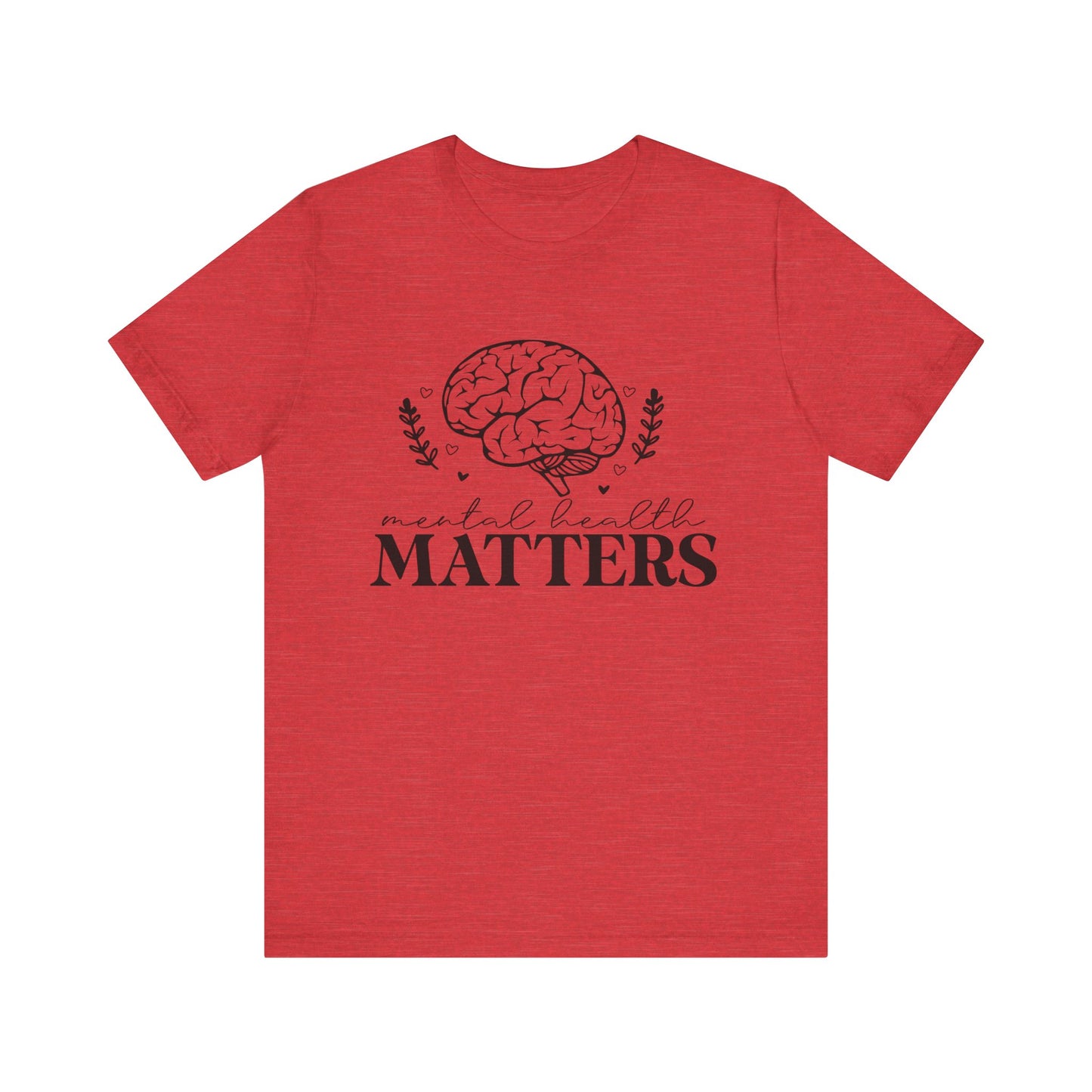 Mental health matters 3 Unisex Jersey Short Sleeve Tee