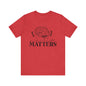 Mental health matters 3 Unisex Jersey Short Sleeve Tee