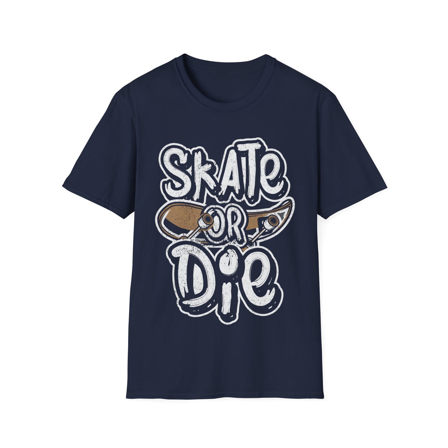 Skate Or Die Unisex Softstyle T-Shirt