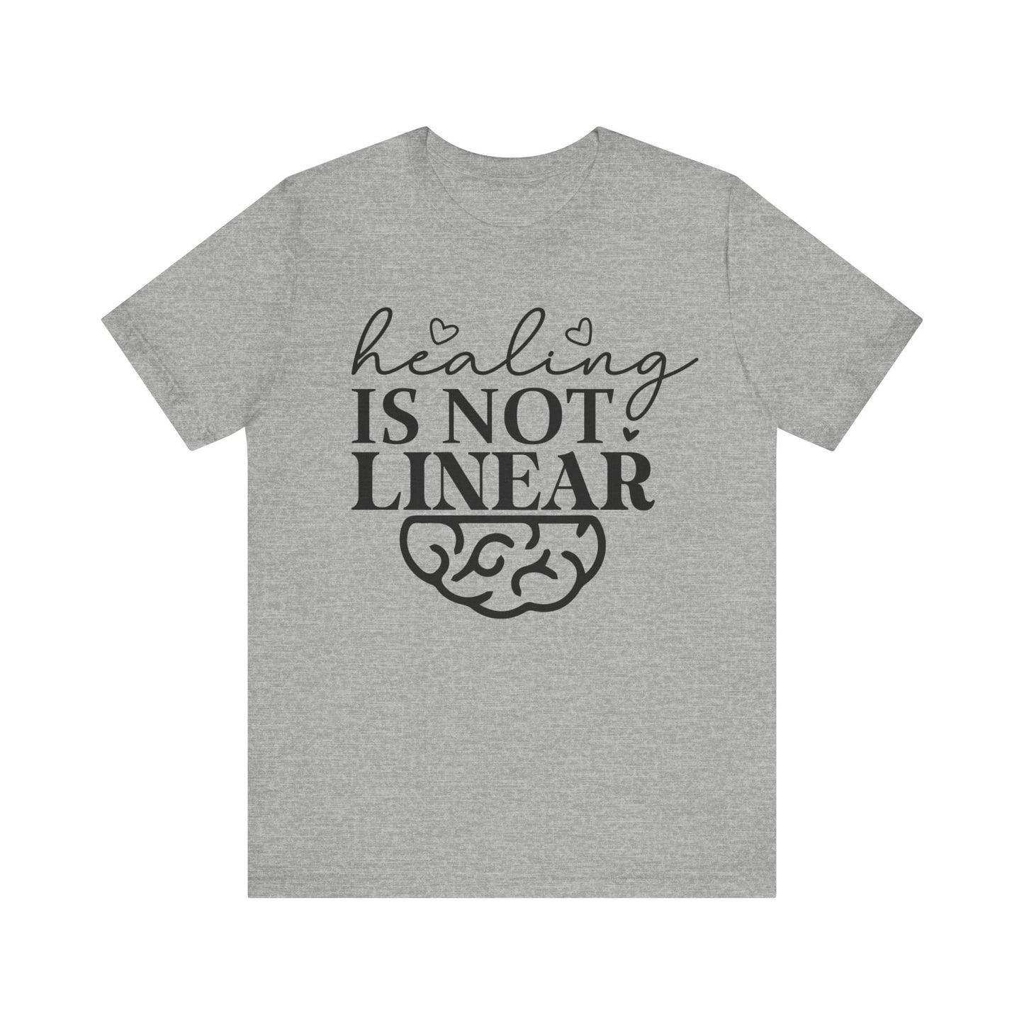 Healing is not linear Unisex Jersey Short Sleeve Tee