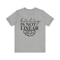 Healing is not linear Unisex Jersey Short Sleeve Tee