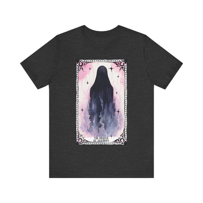 The Oracle of Shadows unisex tee, Halloween Graphic Tee, Spooky Shirt, Trick or Treat Tee, Halloween Costume, Festive Gift