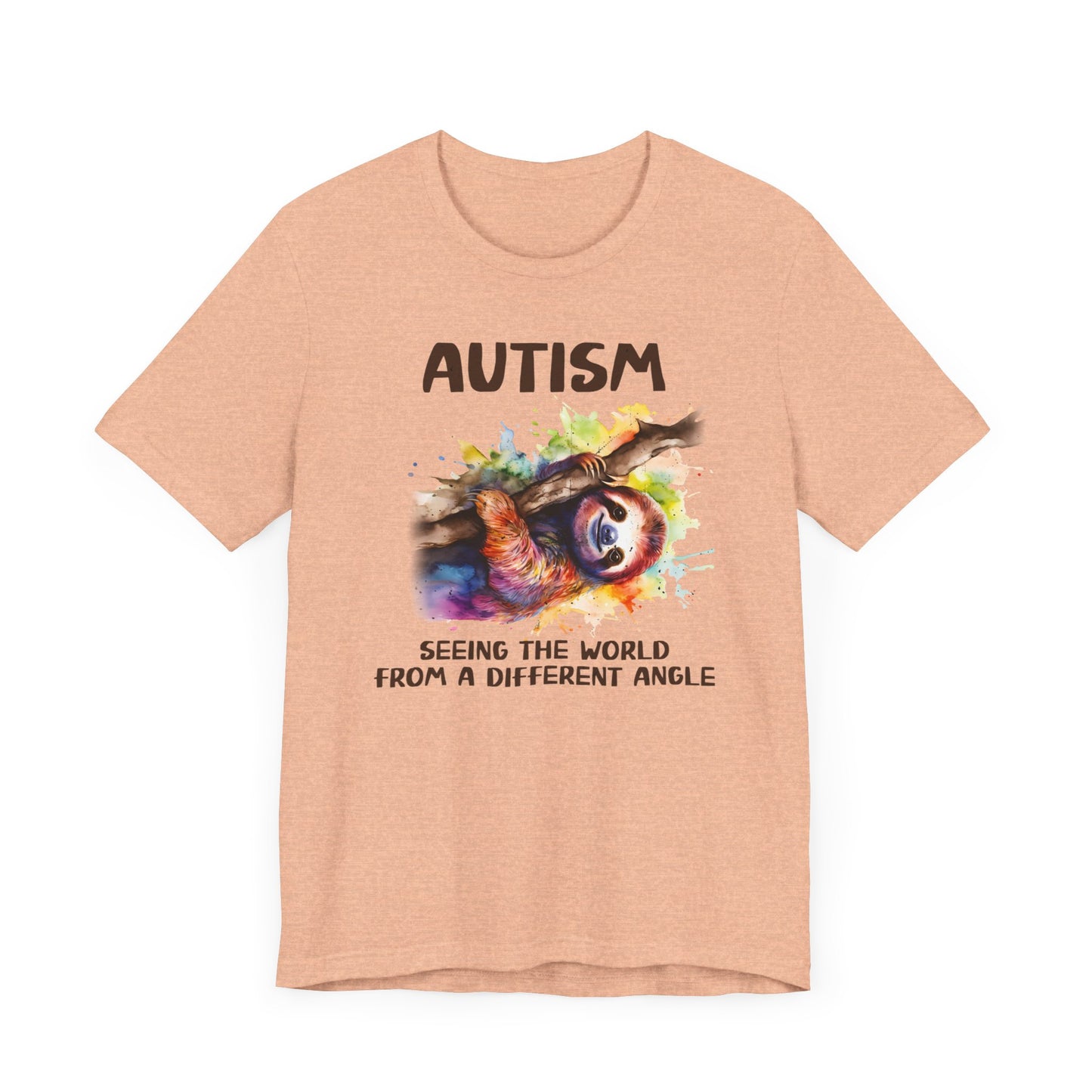 Autism, seeing the world from a different angle Unisex Jersey Short Sleeve Tee