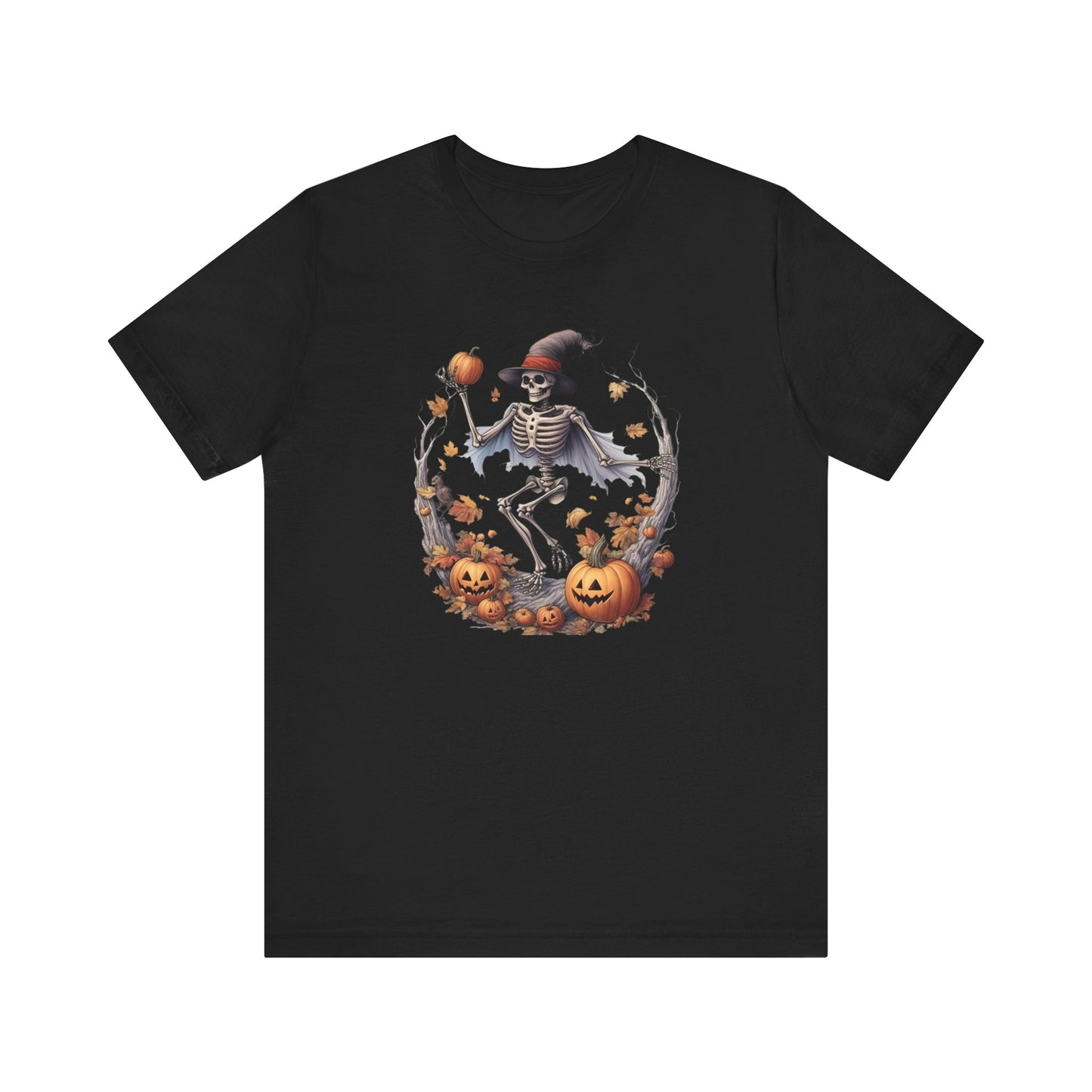 Fall Skeleton 2 Unisex Jersey Short Sleeve Tee