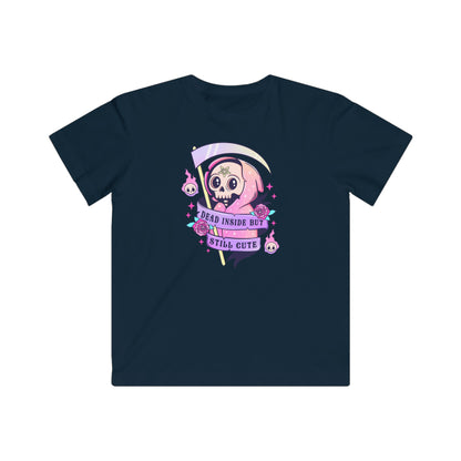 Dead inside but still cute Kids Fine Jersey Tee