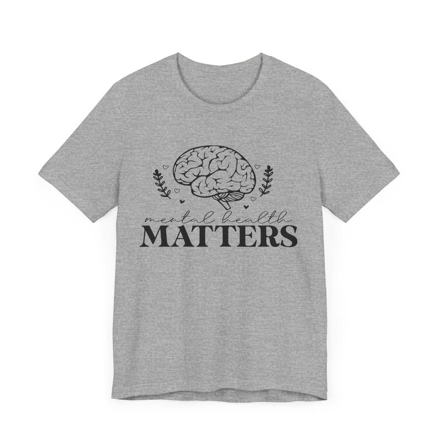 Mental health matters 3 Unisex Jersey Short Sleeve Tee