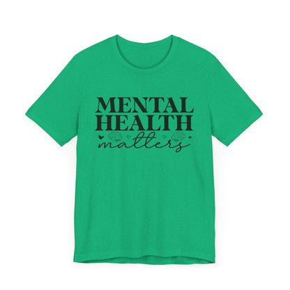 Mental health matters 2 Unisex Jersey Short Sleeve Tee