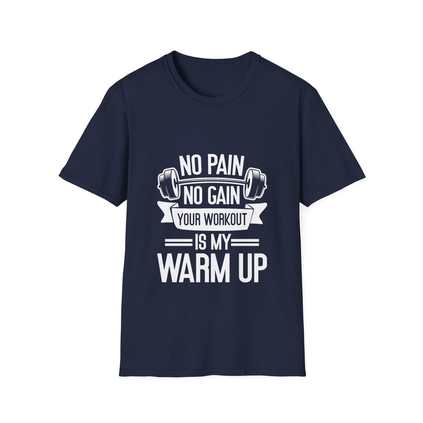 No Pian, No Gain Unisex Softstyle T-Shirt
