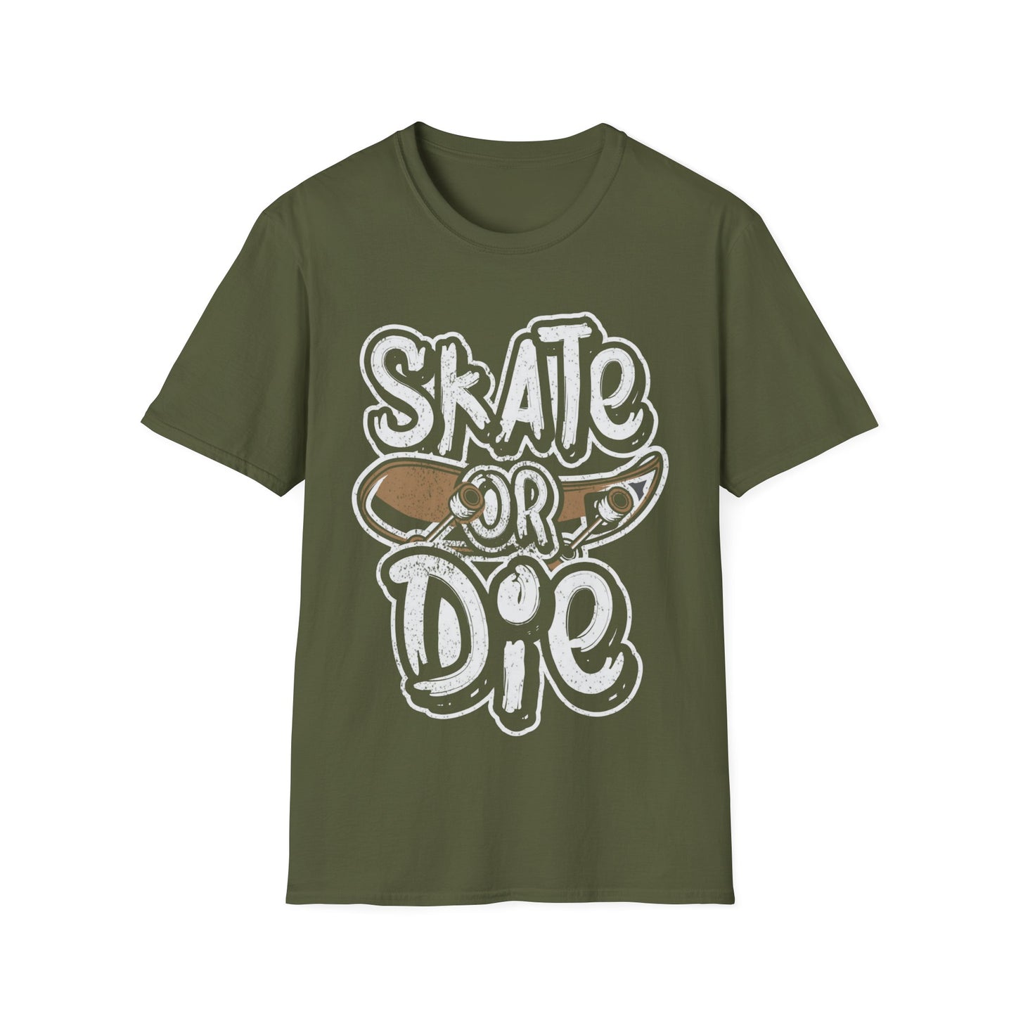 Skate Or Die Unisex Softstyle T-Shirt