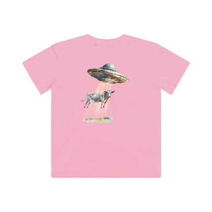 Cow Abduction Kids Fine Jersey Tee