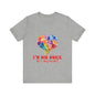 I'm his voice, he's my heart Unisex Jersey Short Sleeve Tee
