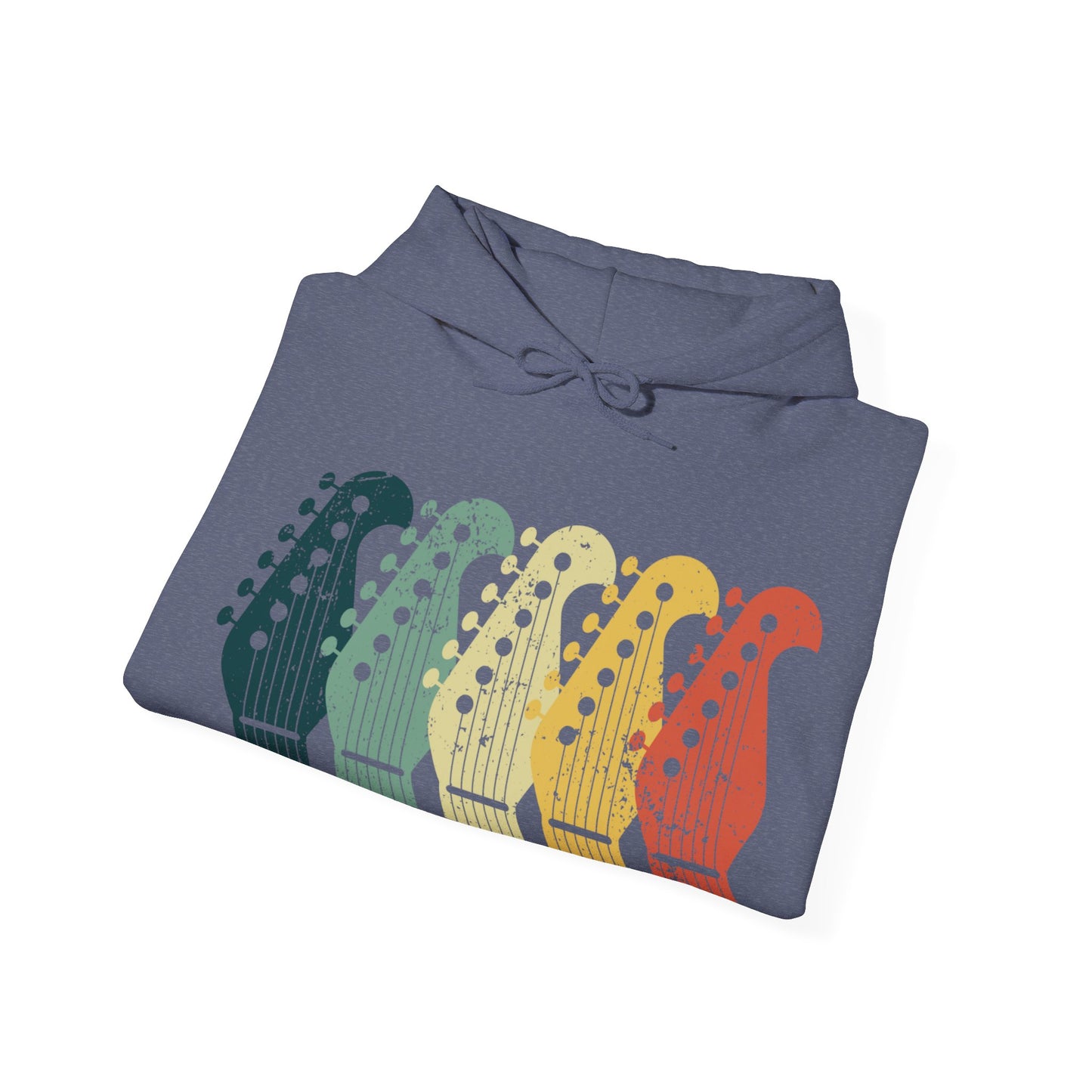 Guitar Headstocks Unisex Heavy Blend™ Hooded Sweatshirt