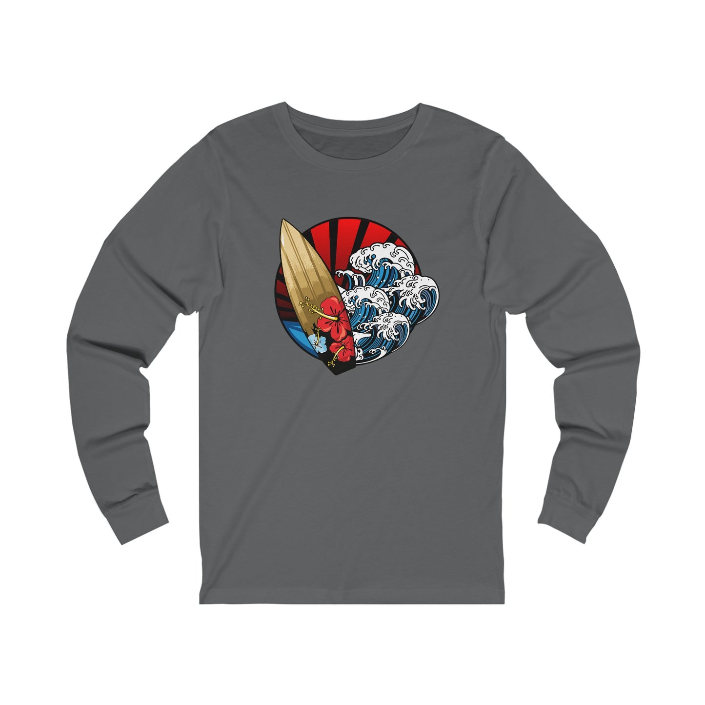 Surf Waves Long Sleeve Tee