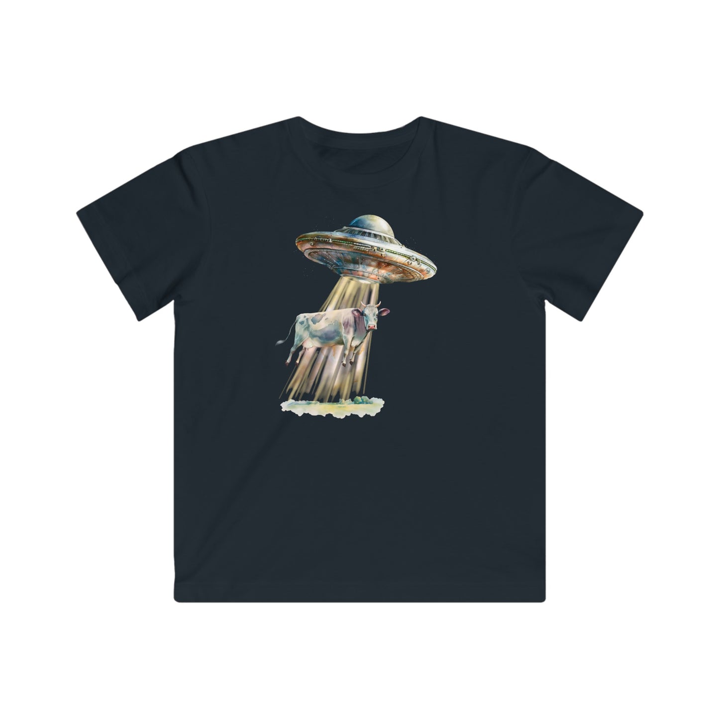 Cow Abduction Kids Fine Jersey Tee