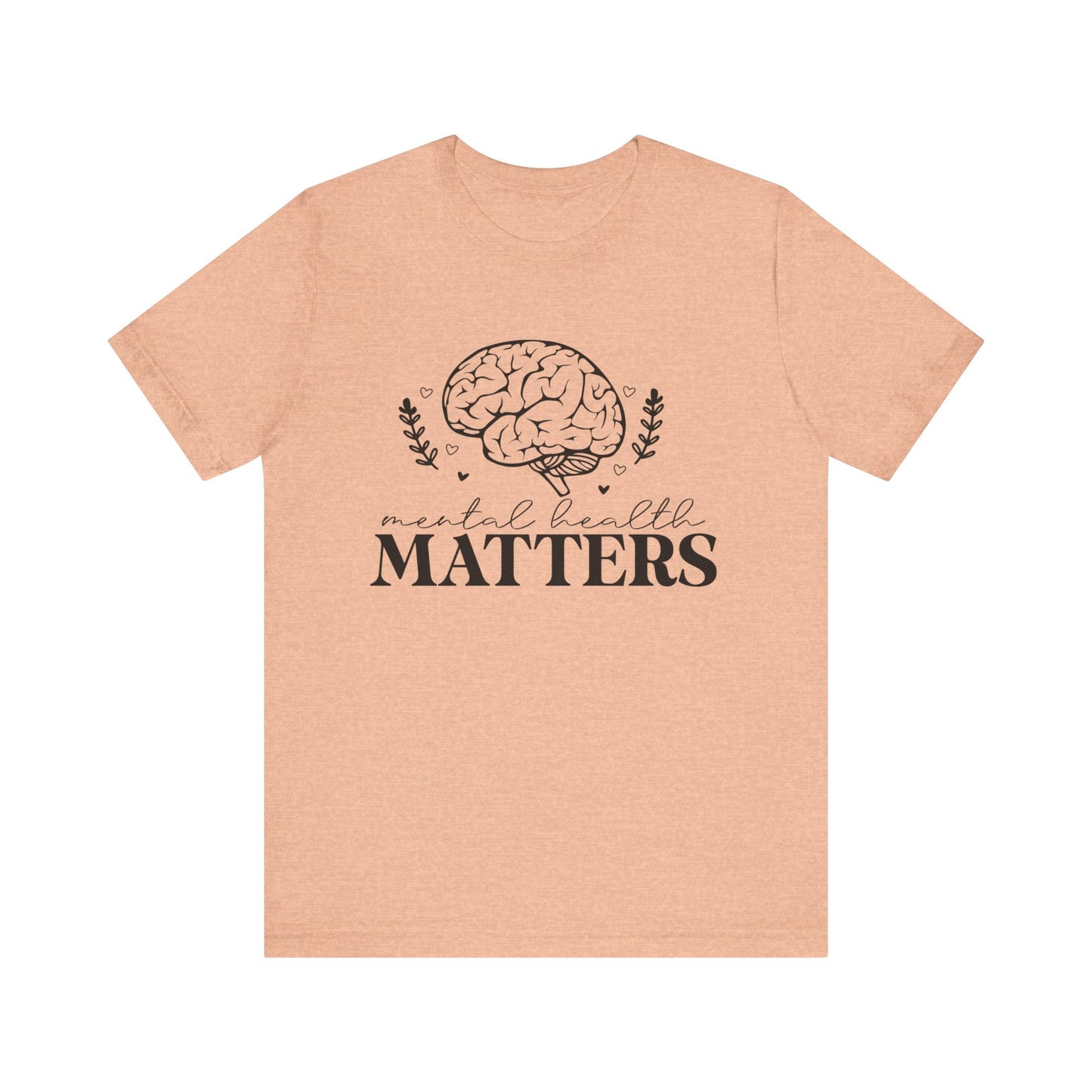 Mental health matters 3 Unisex Jersey Short Sleeve Tee