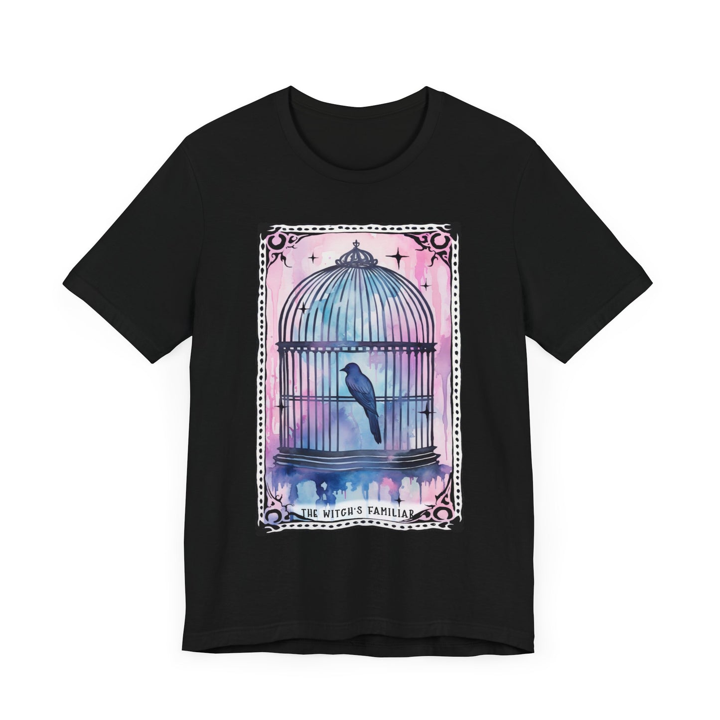 The Witch's Familiar Jersey unisex tee, Halloween Graphic Tee, Spooky Shirt, Trick or Treat Tee, Halloween Costume, Festive Gift