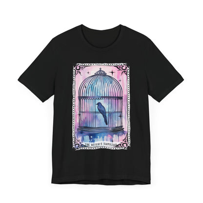 The Witch's Familiar Jersey unisex tee, Halloween Graphic Tee, Spooky Shirt, Trick or Treat Tee, Halloween Costume, Festive Gift