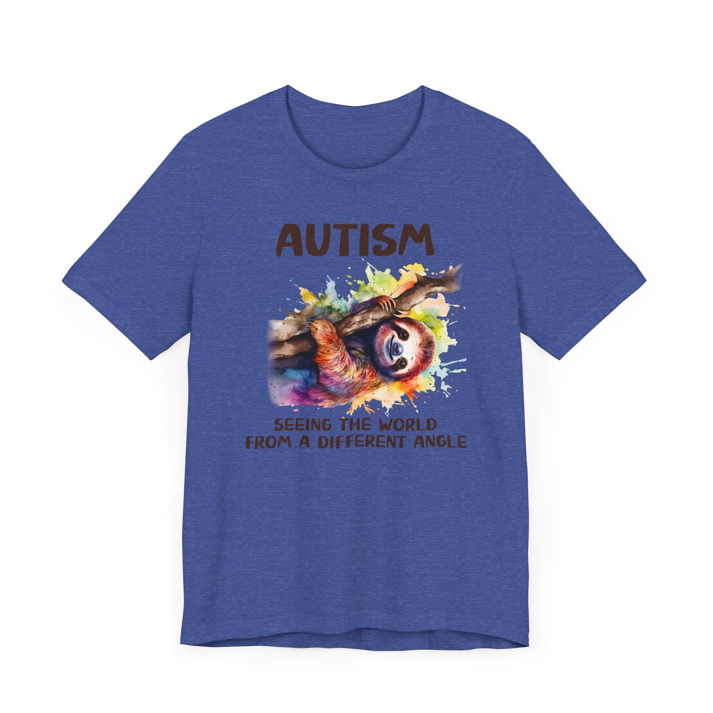 Autism, seeing the world from a different angle Unisex Jersey Short Sleeve Tee