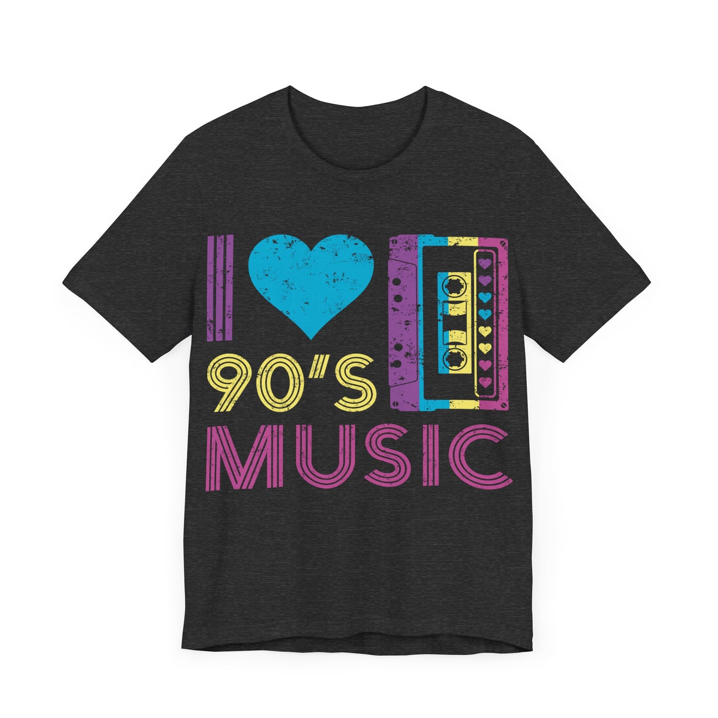 I love 90's music Unisex Jersey Short Sleeve Tee