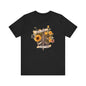 Inhale peace, exhale chaos skeleton Unisex Jersey Short Sleeve Tee