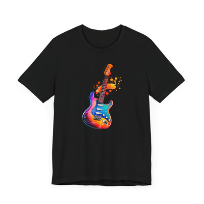 Retro 90's music electric guitar Unisex Jersey Short Sleeve Tee