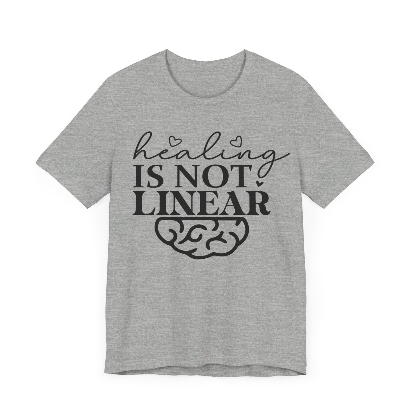 Healing is not linear Unisex Jersey Short Sleeve Tee