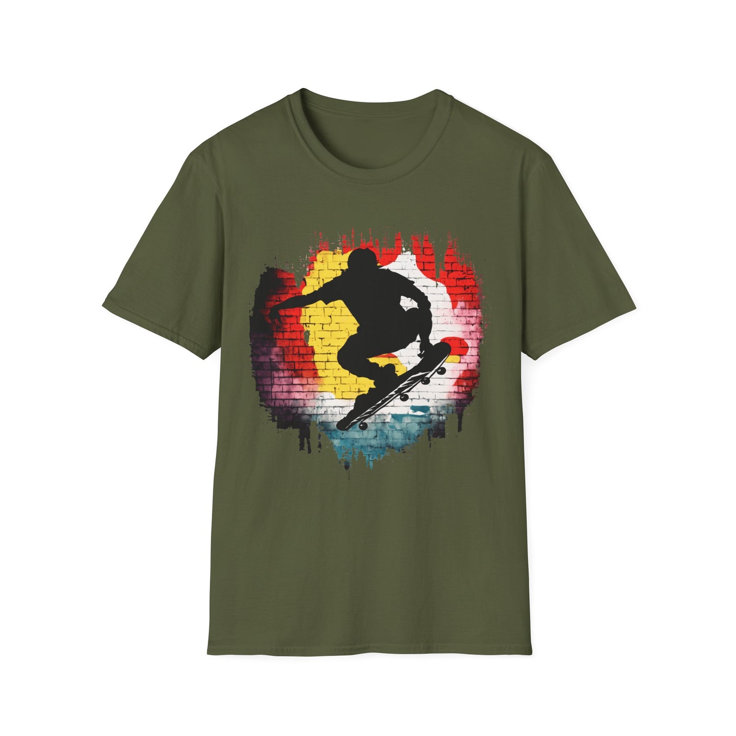 Graffiti Skate Unisex Softstyle T-Shirt