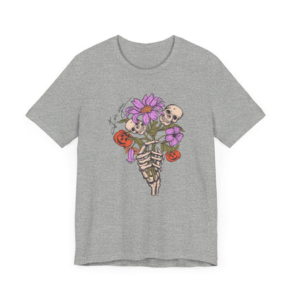 Skeleton Bouquet Unisex Jersey Short Sleeve Tee