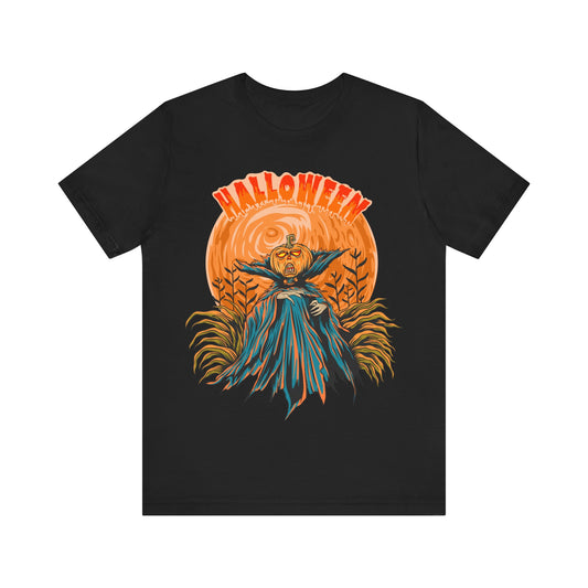 Halloween Headless Horseman Jersey unisex tee, Halloween Graphic Tee, Spooky Shirt, Trick or Treat Tee, Halloween Costume, Festive Gift