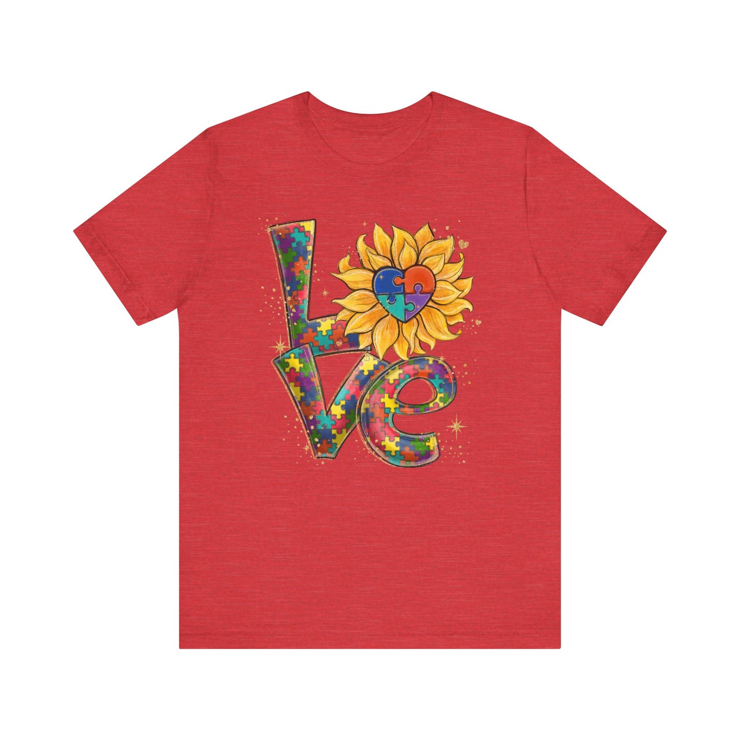 Neurodiversity love Jersey Short Sleeve Tee