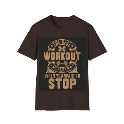 The Real Workout Unisex Softstyle T-Shirt