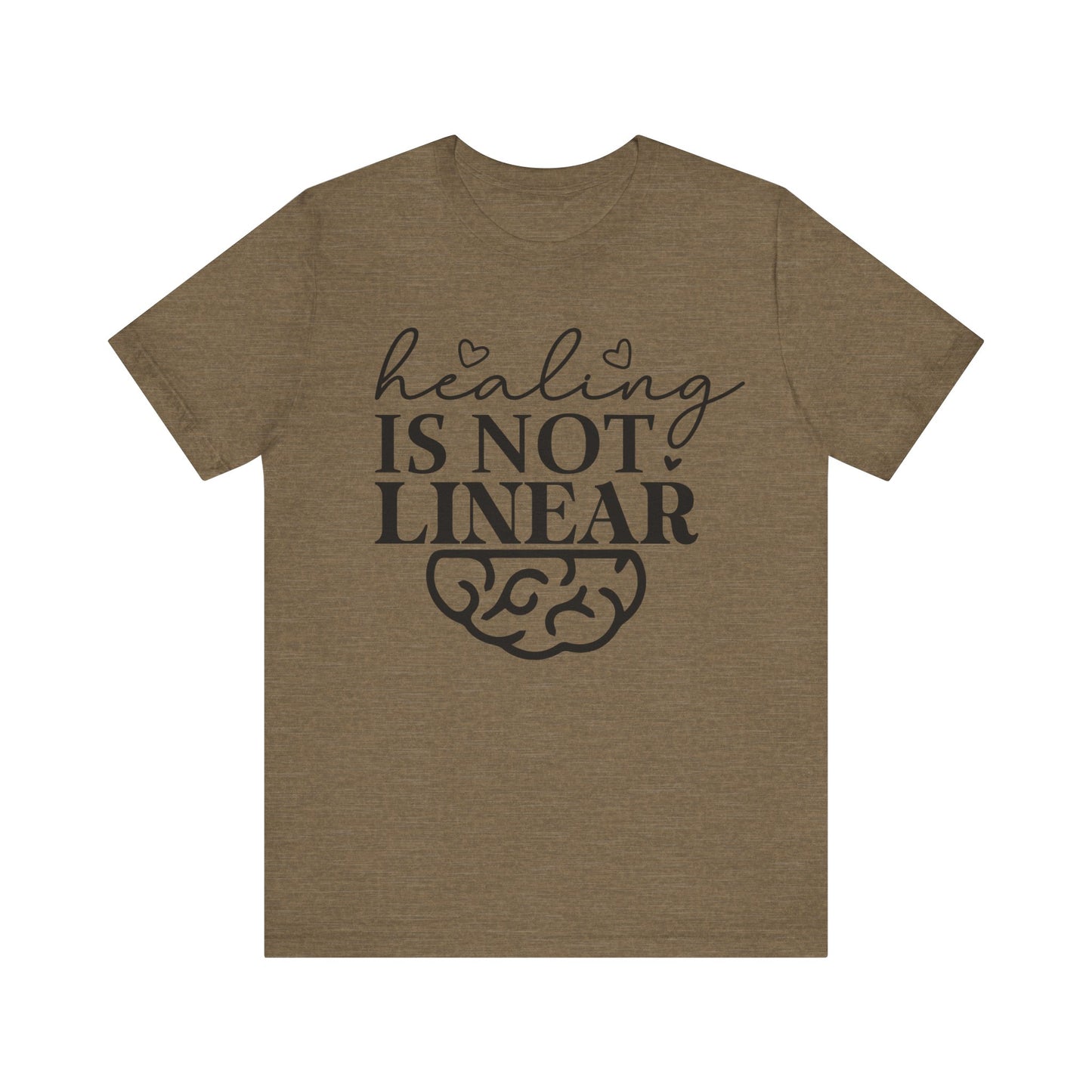Healing is not linear Unisex Jersey Short Sleeve Tee