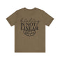 Healing is not linear Unisex Jersey Short Sleeve Tee