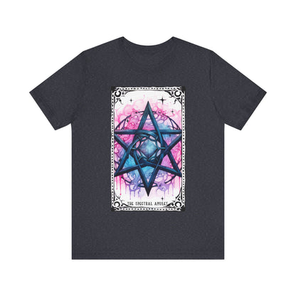 The Spectral Amulet Jersey unisex tee, Halloween Graphic Tee, Spooky Shirt, Trick or Treat Tee, Halloween Costume, Festive Gift