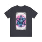 The Spectral Amulet Jersey unisex tee, Halloween Graphic Tee, Spooky Shirt, Trick or Treat Tee, Halloween Costume, Festive Gift