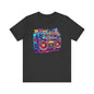 Rainbow Boombox 90's Unisex Jersey Short Sleeve Tee
