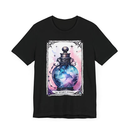 The Potion's Essence Jersey unisex tee, Halloween Graphic Tee, Spooky Shirt, Trick or Treat Tee, Halloween Costume, Festive Gift