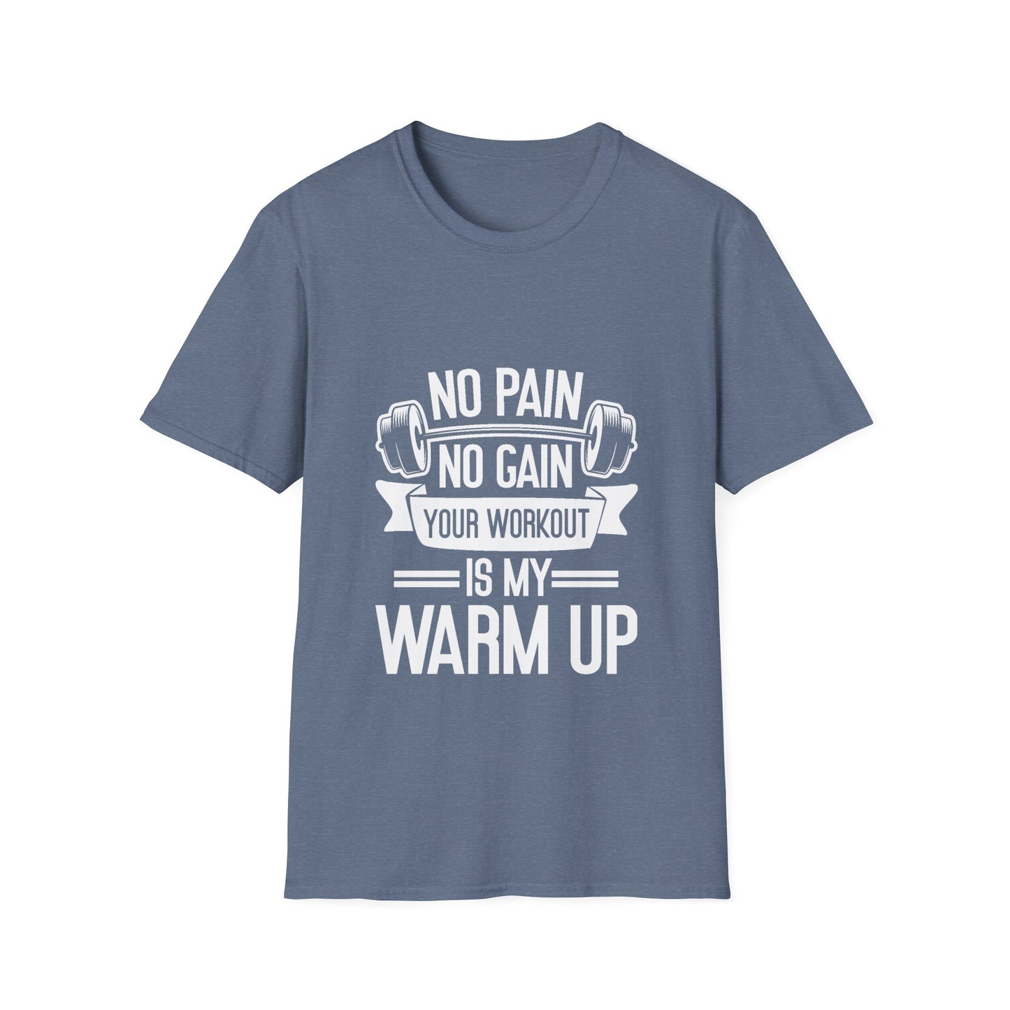 No Pian, No Gain Unisex Softstyle T-Shirt