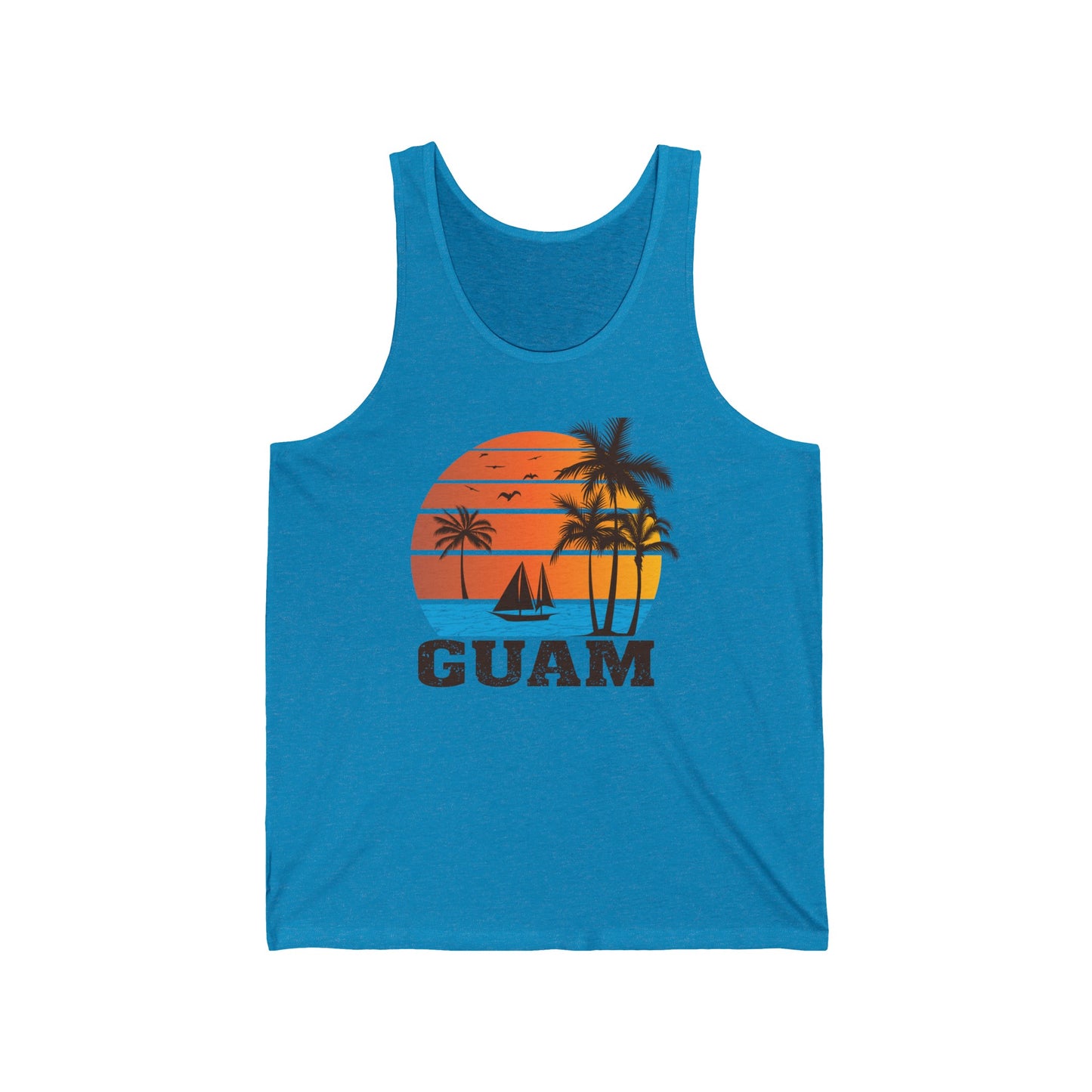 Guam beach Unisex Jersey Tank