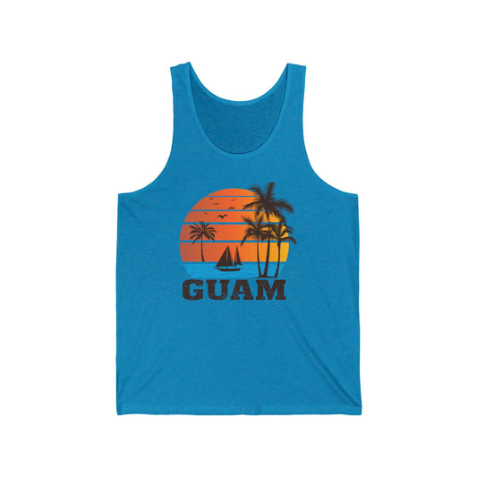Guam beach Unisex Jersey Tank