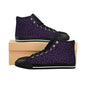 Cheetah Skulls in Purple Classic Sneakers