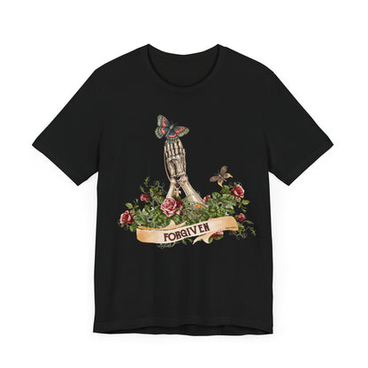Forgiven skeleton Unisex Jersey Short Sleeve Tee