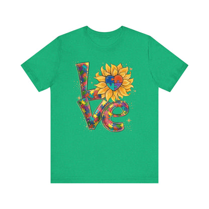 Neurodiversity love Jersey Short Sleeve Tee
