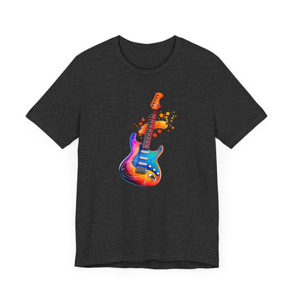 Retro 90's music electric guitar Unisex Jersey Short Sleeve Tee
